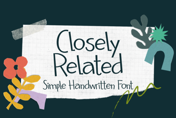 Closely Related Font Poster 1