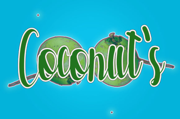 Coconuts Font Poster 1