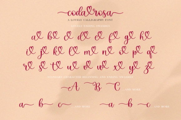Coda Rosa Font Poster 12