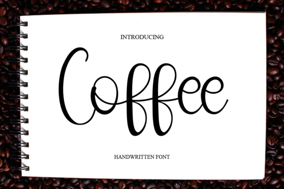 Coffee Font Poster 1