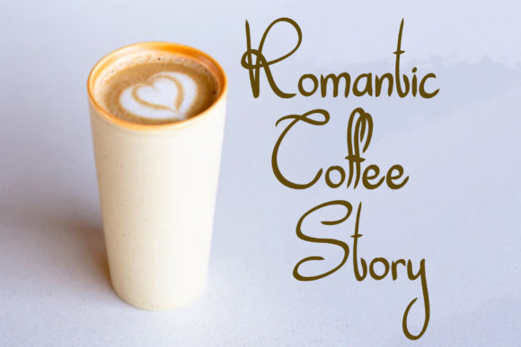 Coffee Birthday Font Poster 3