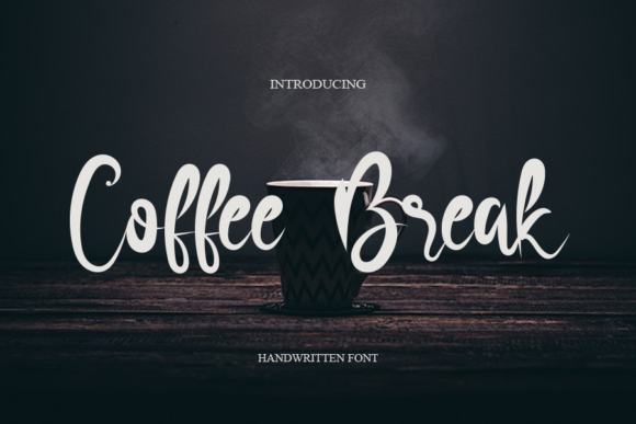 Coffee Break Font Coffee Break Font Poster 1