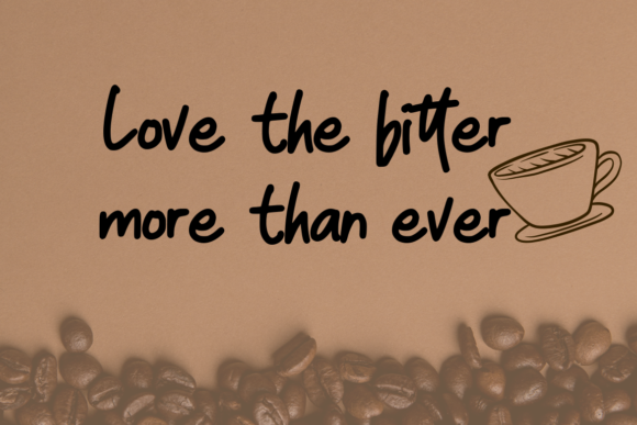 Coffee Break Font Poster 5