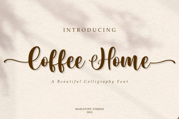 Coffee Home Font Poster 1