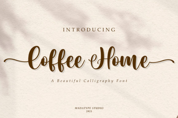 Coffee Home Font