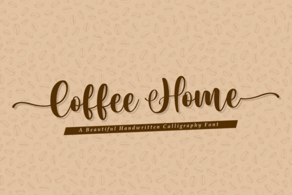 Coffee Home Font Poster 12