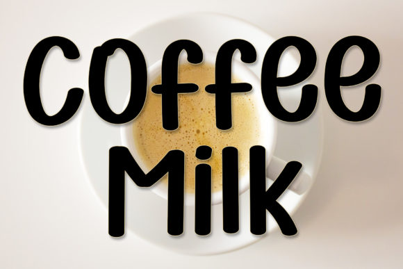 Coffee Milk Font Poster 1