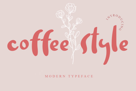 Coffee Style Font Poster 1