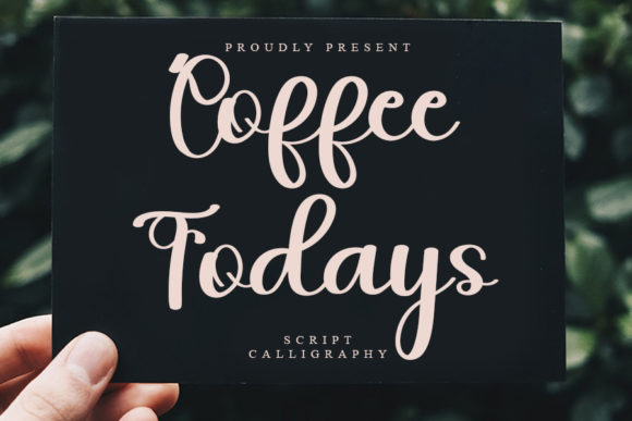 Coffee Todays Font Poster 1