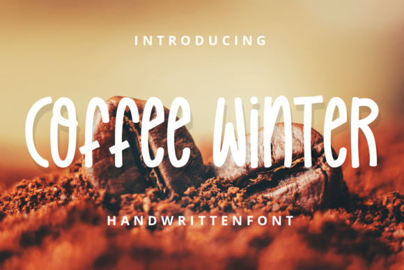Coffee Winter Font Coffee Winter Font Poster 1