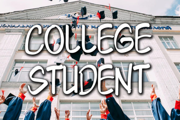 College Student Font