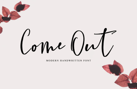 Come out Font Poster 1