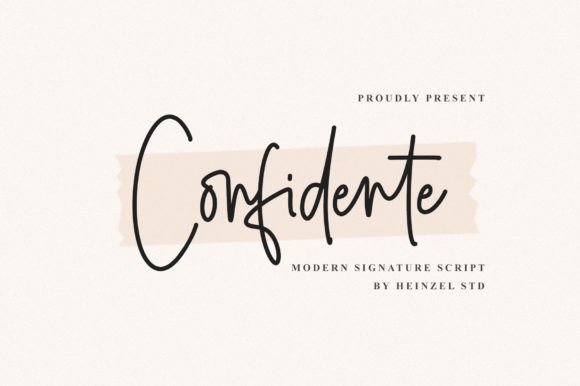 Confidente Signature Font