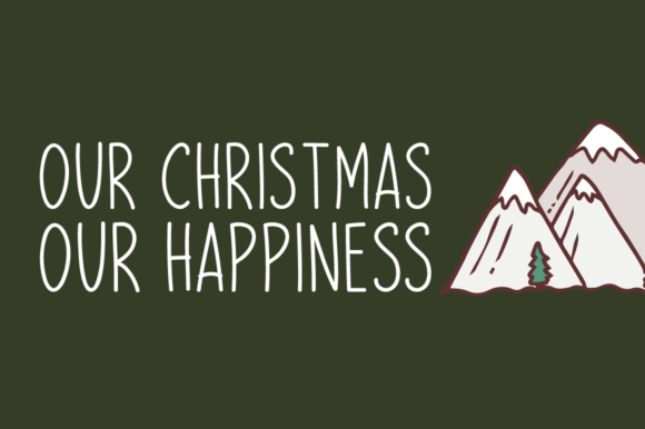 Connect Christmas Font Poster 4