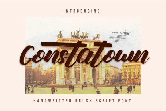 Constatown Font Poster 1