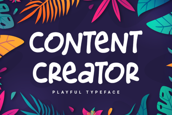 Content Creator Font