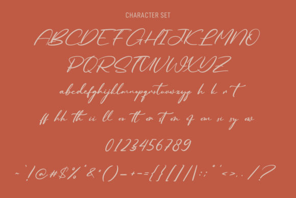 Contoursy Signature Font Poster 10