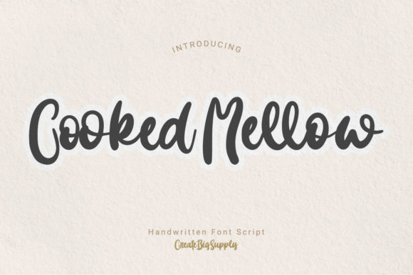 Cooked Mellow Font Poster 1