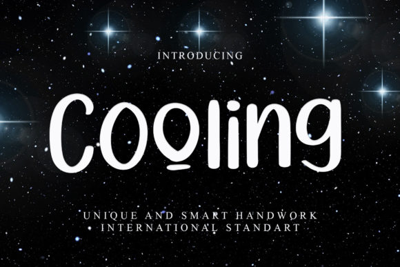 Cooling Font Poster 1