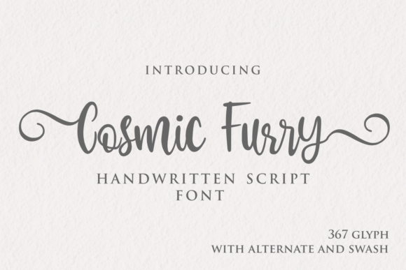 Cosmic Furry Font