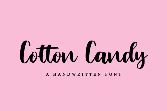 Cotton Candy Font Poster 1