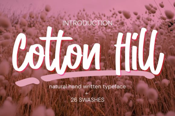 Cotton Hill Font Poster 1