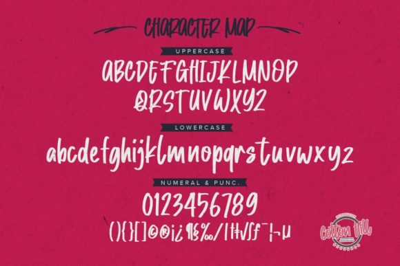 Cotton Hill Font Poster 4