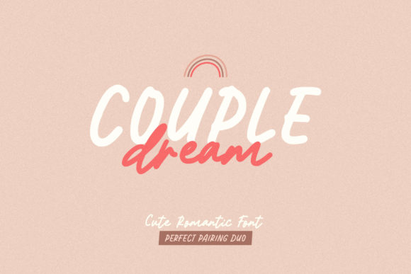 Couple Dream Font Poster 1