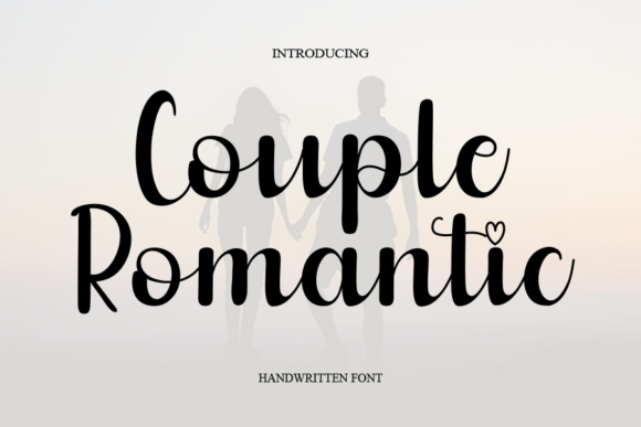 Couple Romantic Font Poster 1