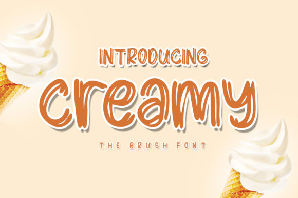 Creamy Font Poster 1