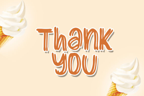 Creamy Font Poster 6