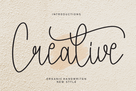 Creative Font Poster 1