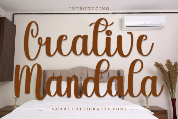 Creative Mandala Font Poster 1