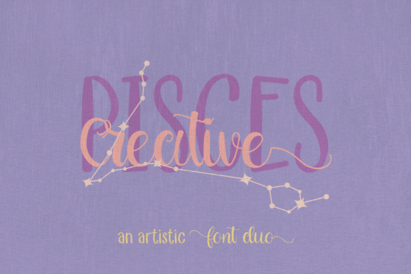 Creative Pisces Duo Font