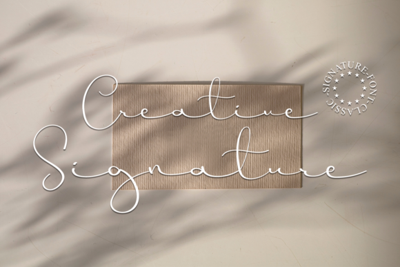 Creative Signature Font Creative Signature Font Poster 1