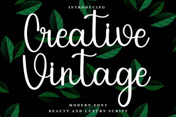 Creative Vintage Font