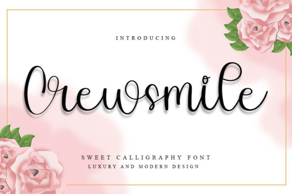 Crewsmile Font Poster 1