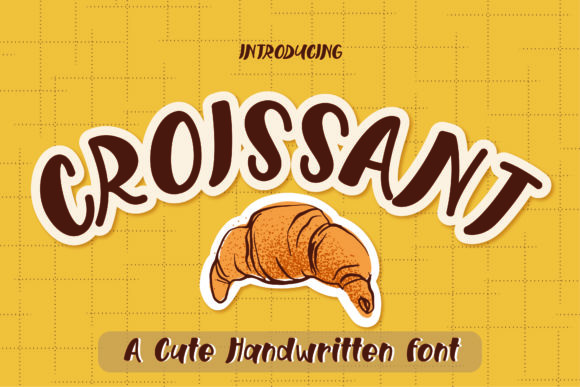 Croissant Font Poster 1