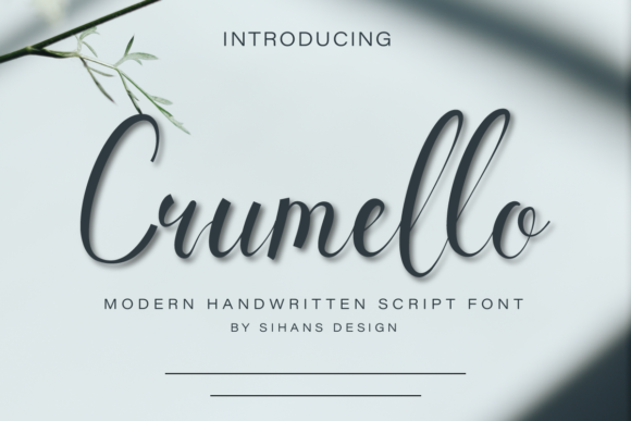 Crumello Font Poster 1