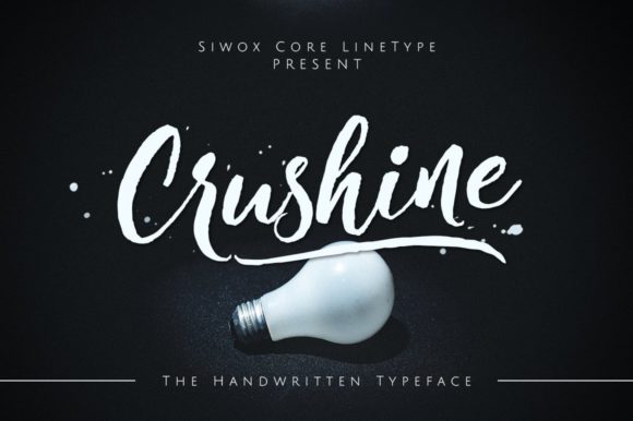 Crushine Font Poster 1