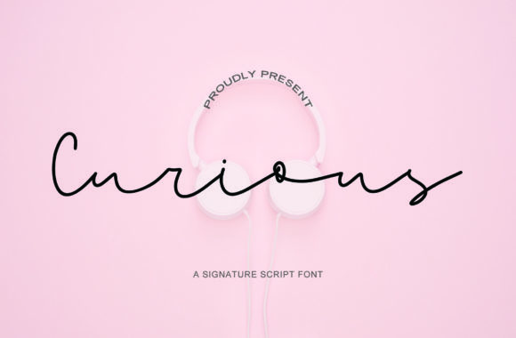 Curious Font Poster 1