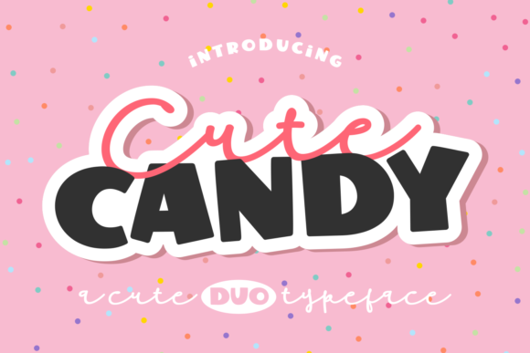 Cute Candy Font Poster 1