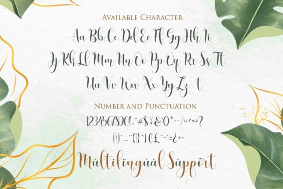 Cute Girl Font Poster 2