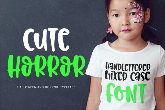 Cute Horror Font Poster 1