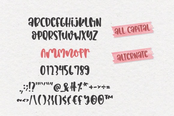 Cute Horror Font Poster 12