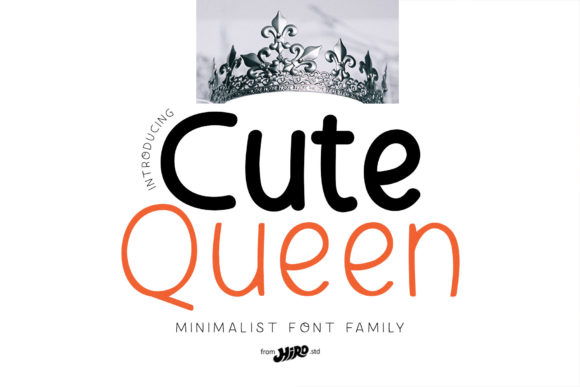 Cute Queen Font Poster 1