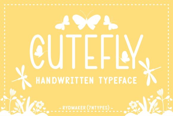 Cutefly Font Poster 1