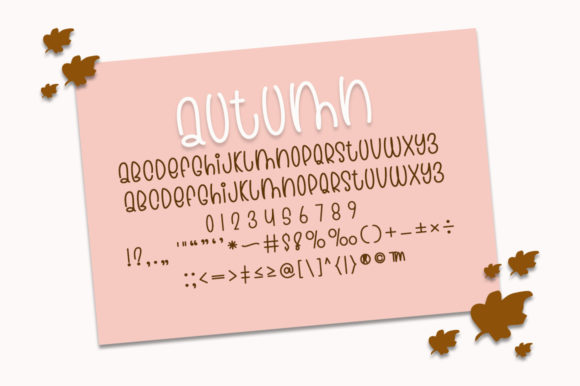 Cuties Autumn Duo Font Poster 7