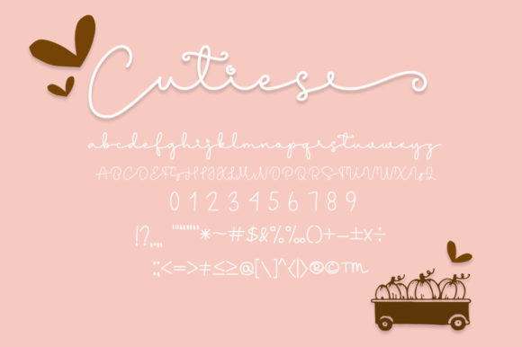 Cuties Autumn Duo Font Poster 8