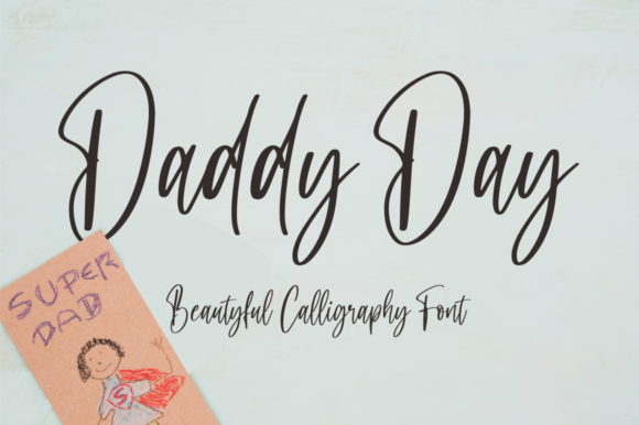 Daddy Day Font Poster 1